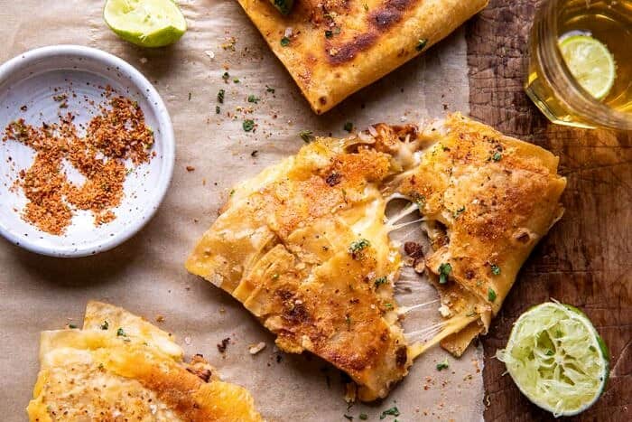 Folded Crispy Chipotle Chicken Wraps | halfbakedharvest.com