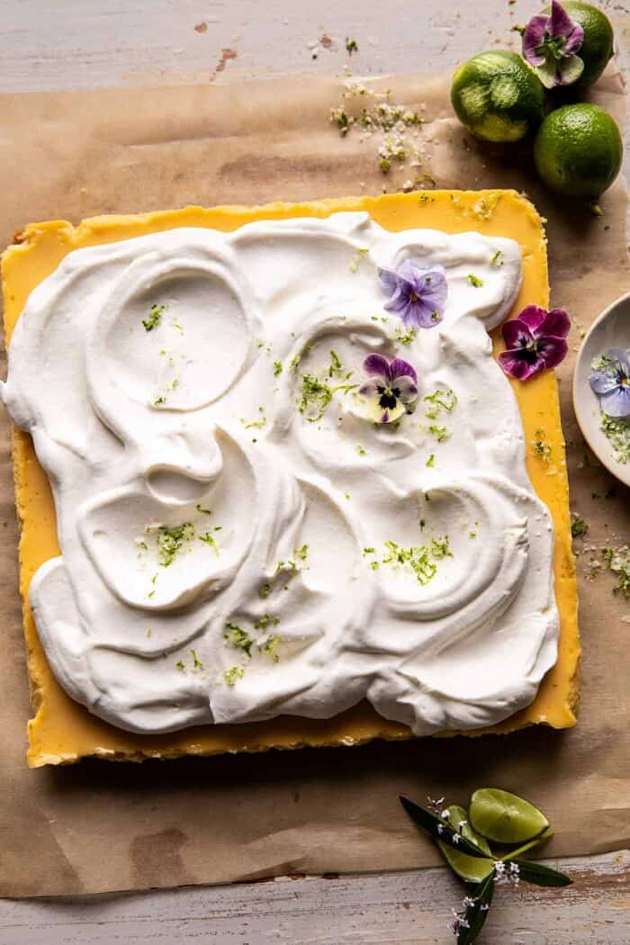 Lemon Key Lime Pie Bars | halfbakedharvest.com