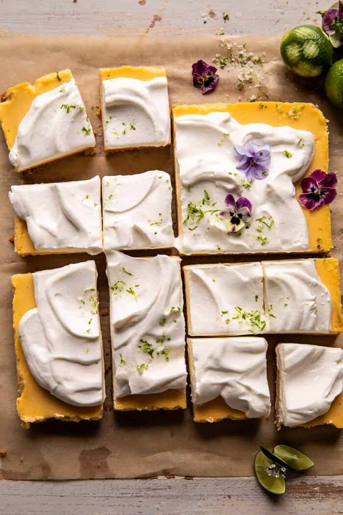 Lemon Key Lime Pie Bars | halfbakedharvest.com