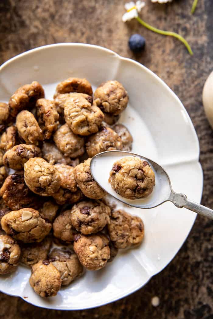Homemade Oatmeal Chocolate Chip Cookie Crisp Cereal | halfbakedharvest.com