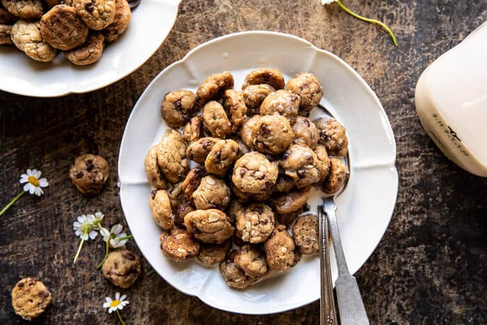 Homemade Oatmeal Chocolate Chip Cookie Crisp Cereal | halfbakedharvest.com