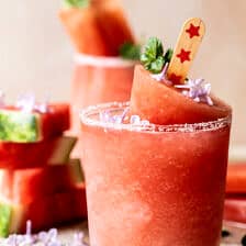 Frosted Watermelon Rosemary Frose | halfbakedharvest.com