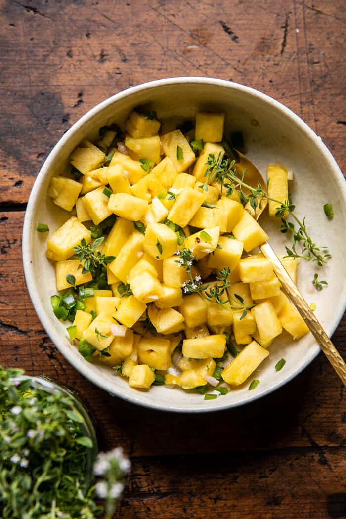 30 Minute Pineapple Chicken with Coconut Rice | halfbakedharvest.com