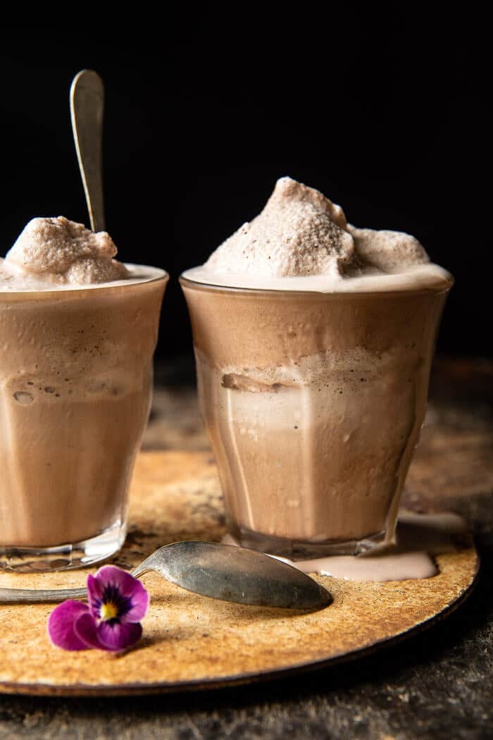 Homemade Chocolate Frosty | halfbakedharvest.com