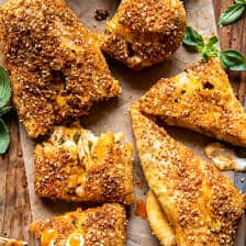 Cheesy Buffalo Chicken Strombolis | halfbakedharvest.com