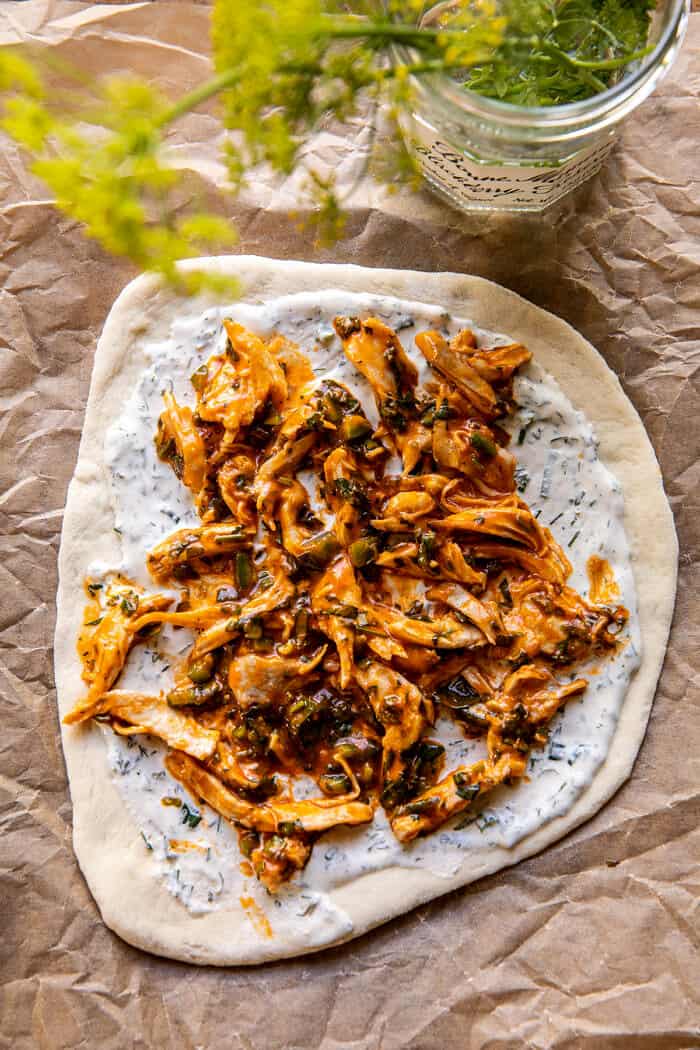 Cheesy Buffalo Chicken Strombolis | halfbakedharvest.com