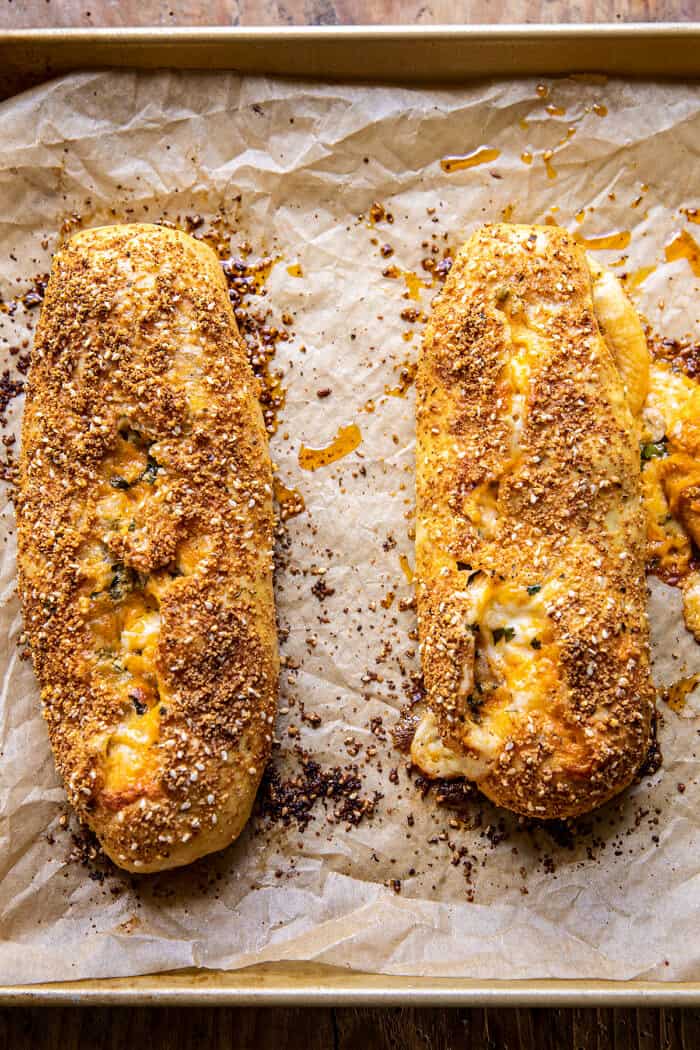 Cheesy Buffalo Chicken Strombolis | halfbakedharvest.com