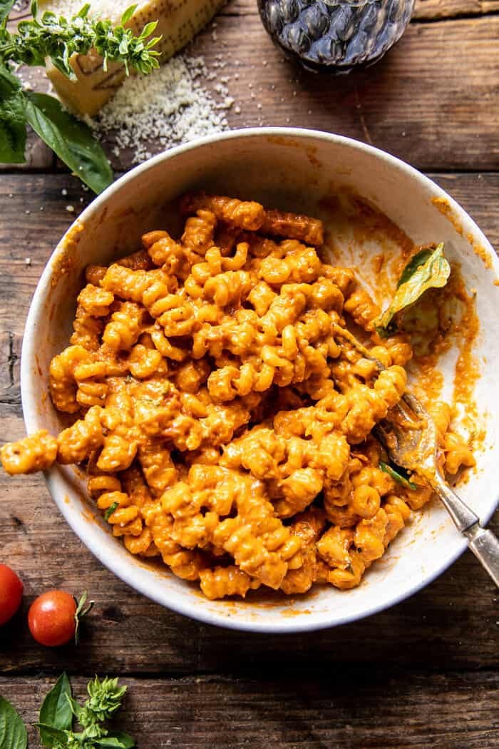 Cherry Tomato Pasta Alla Vodka | halfbakedharvest.com