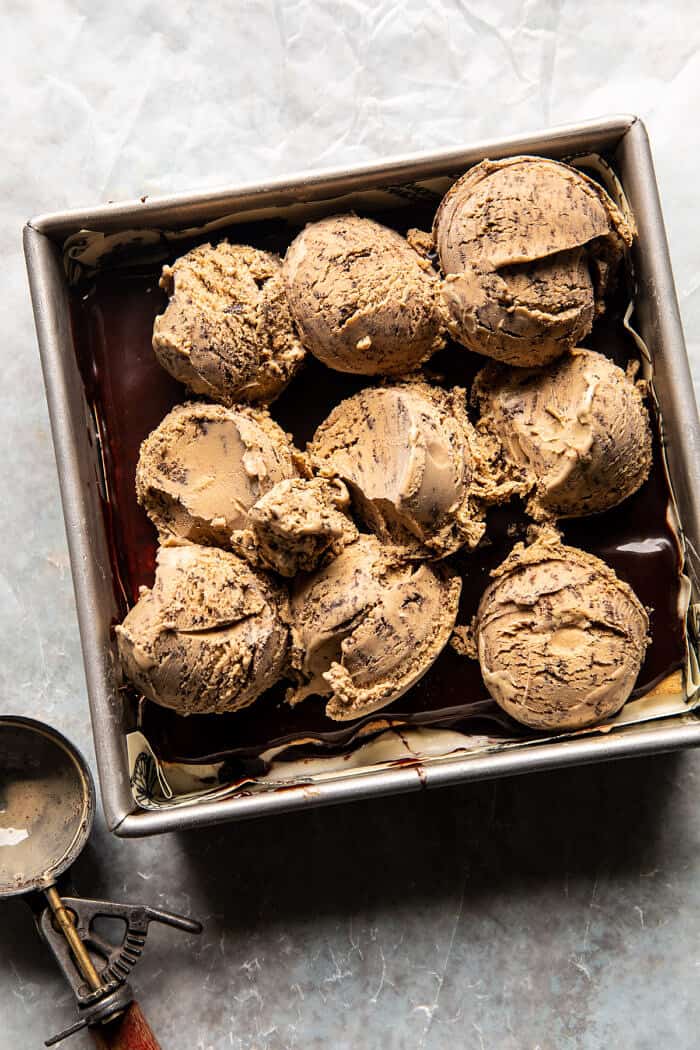 Coffee and Fudge Ice Cream Cake | halfbakedharvest.com