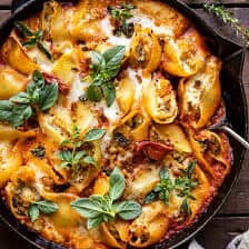 Butternut Squash and Cheese Stuffed Pasta Shells | halfbakedharvest.com