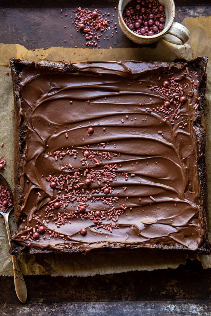 Old Fashioned Iced Fudge Brownies | halfbakedharvest.com