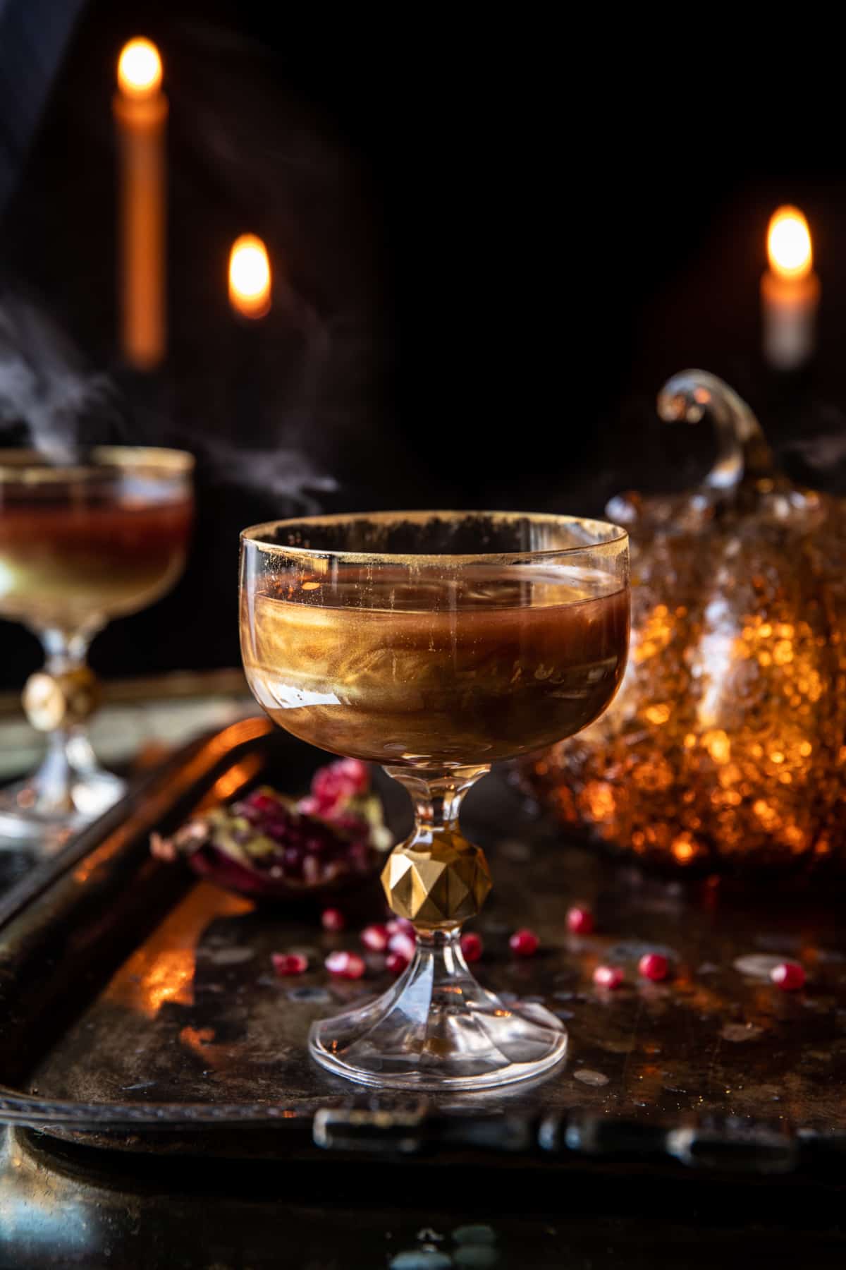 I put a Spell on You Poison Apple Martini | halfbakedharvest.com