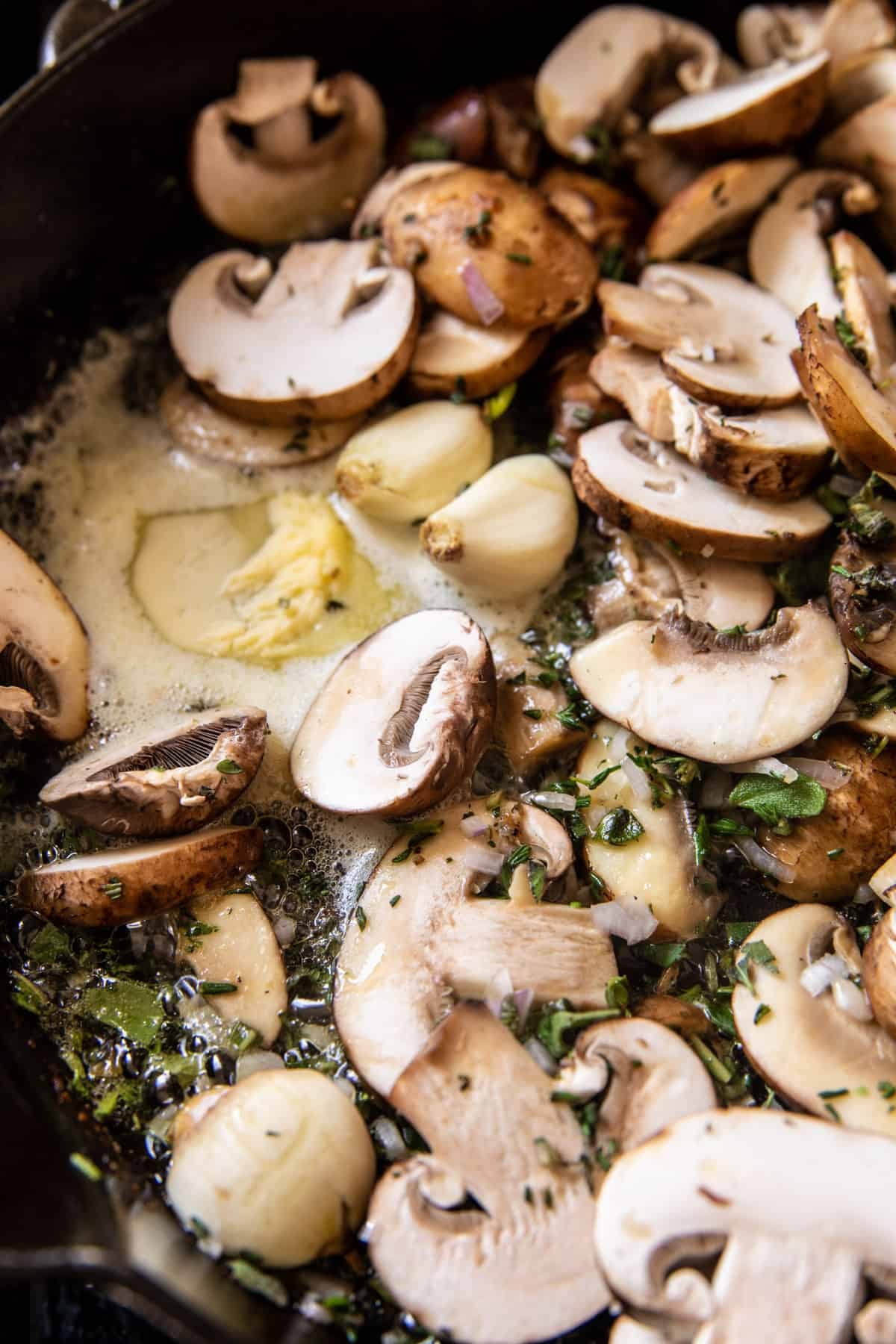 Creamed Mushroom and Brie Chicken | halfbakedharvest.com