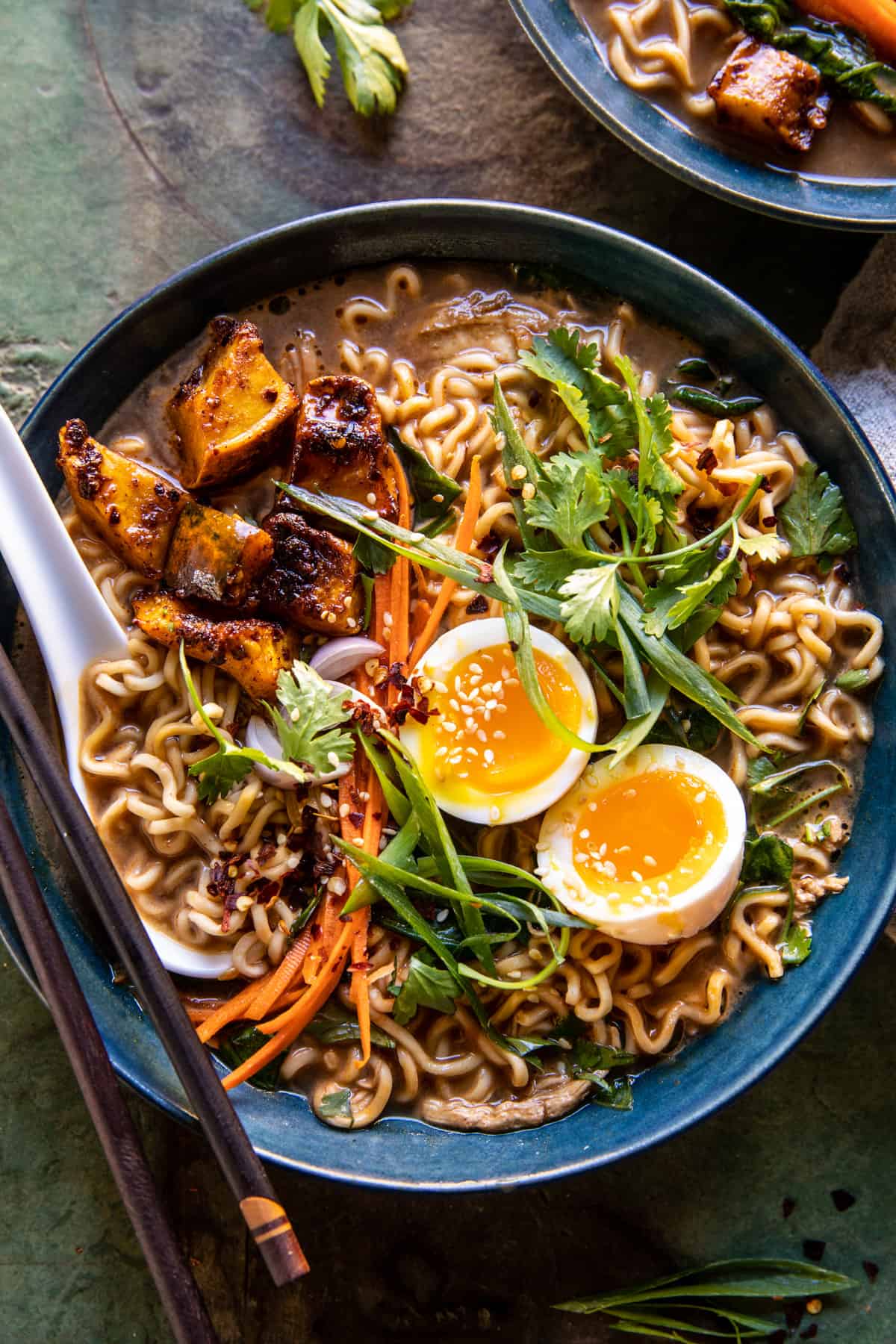 Easy Ginger Chicken and Spinach Ramen | halfbakedharvest.com