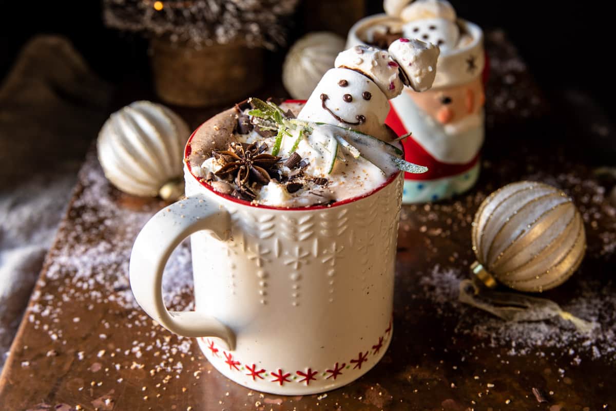Caramel Espresso Hot Cocoa | halfbakedharvest.com 