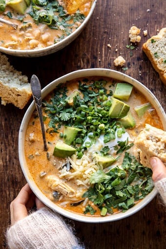 Creamy White Chicken Chili | halfbakedharvest.com