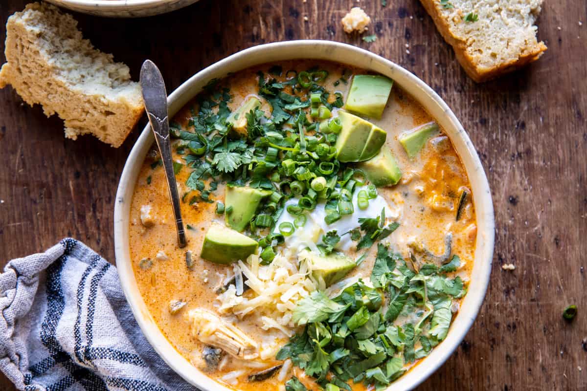 Creamy White Chicken Chili | halfbakedharvest.com