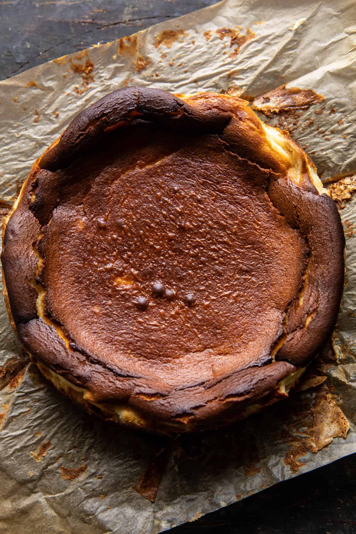 Vanilla Burnt Basque Cheesecake | halfbakedharvest.com