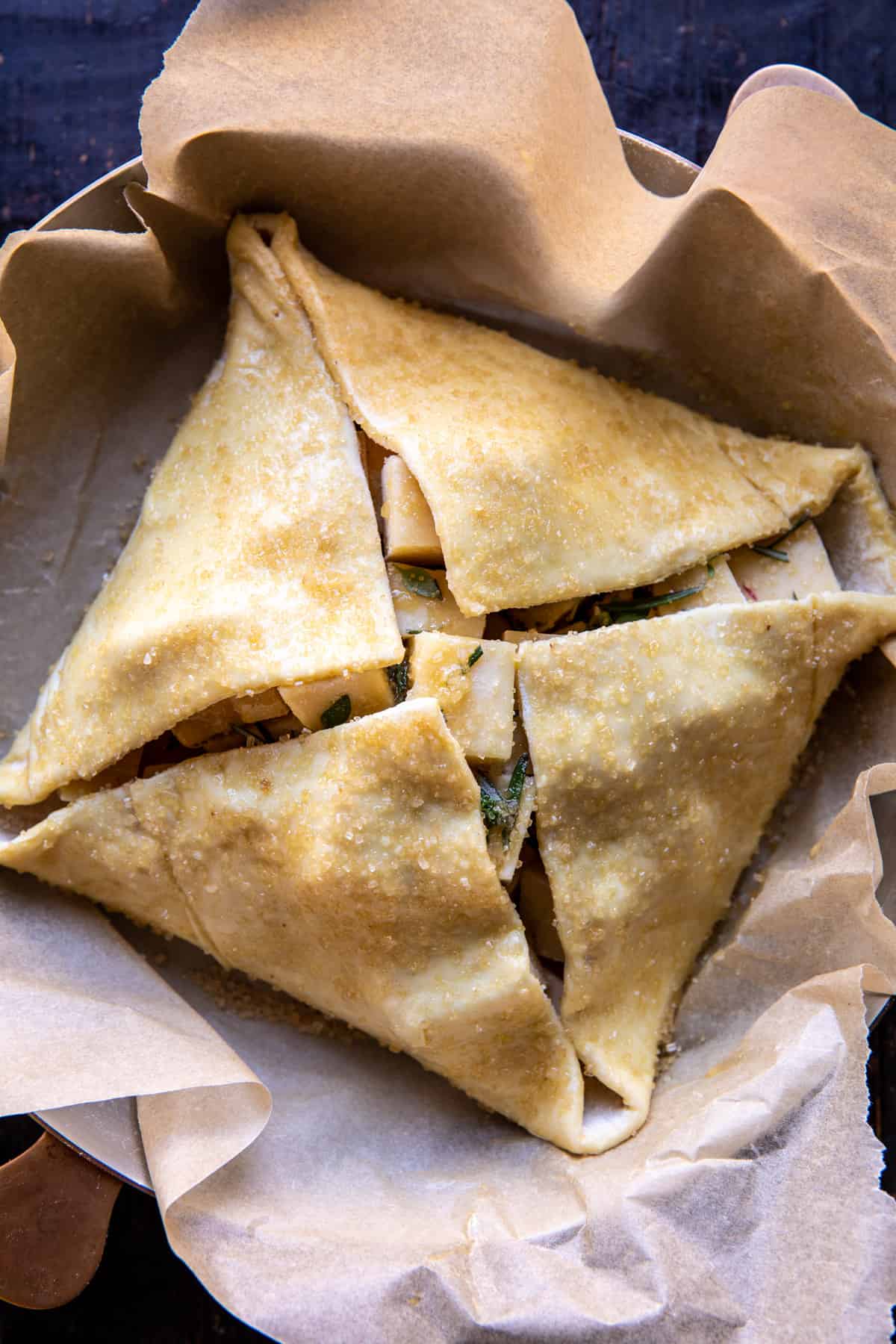 Baked Gruyère in Pastry with Rosemary and Garlic | halfbakedharvest.com