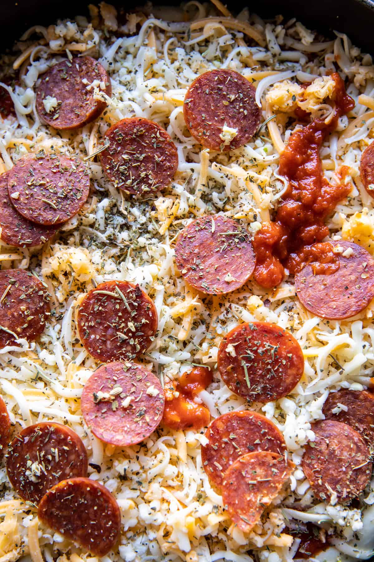 Crispy Tomato Herb Cheese Pan Pizza | halfbakedharvest.com