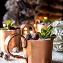 Frosted Spicy Ginger Moscow Mule | halfbakedharvest.com