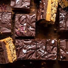 Chocolate Peanut Butter Oatmeal Bars | halfbakedharvest.com