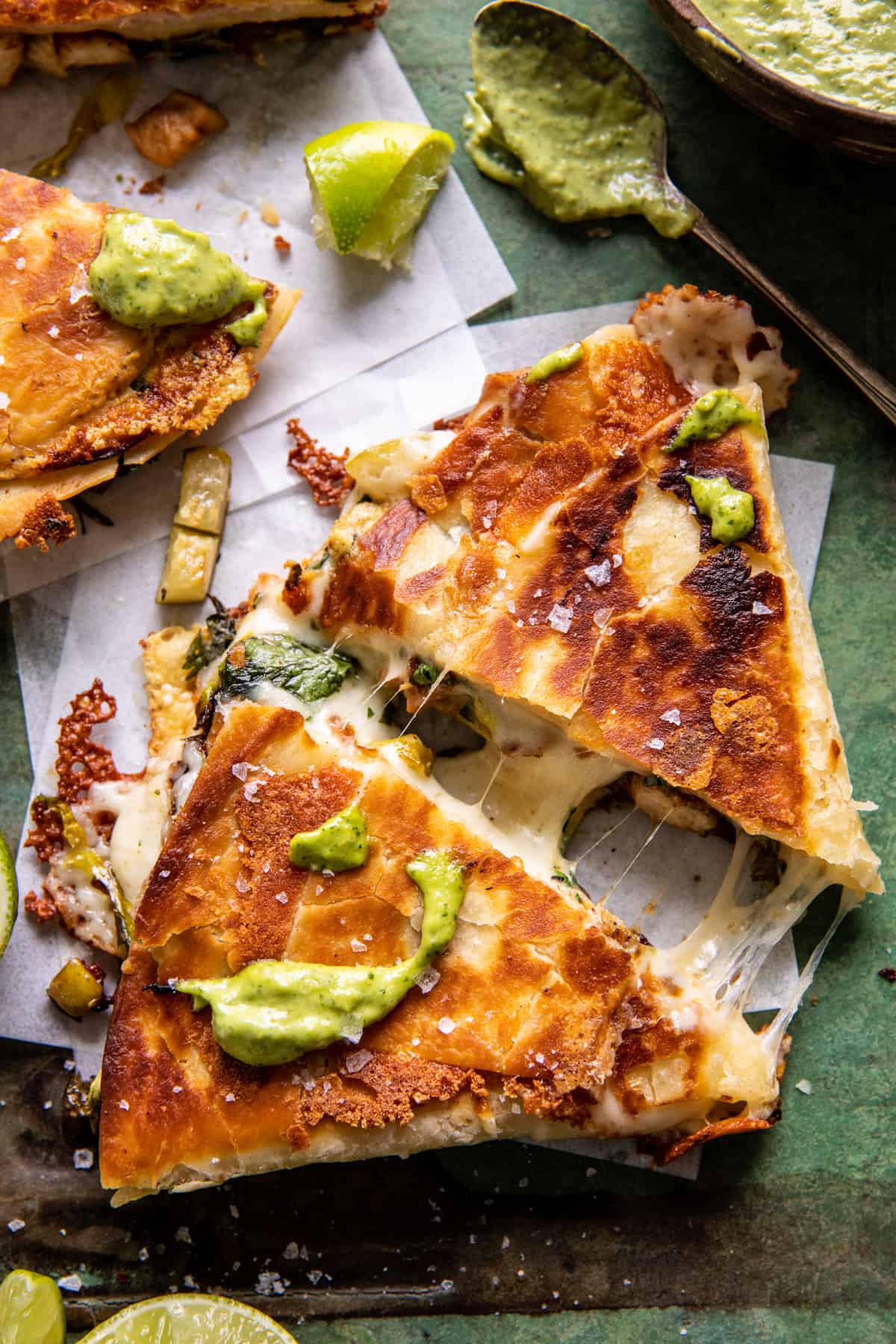 Folded Crispy Cuban Chicken Wraps | halfbakedharvest.com