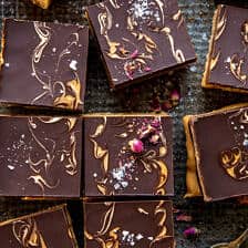 Chewy Chocolate Peanut Butter Bars | halfbakedharvest.com