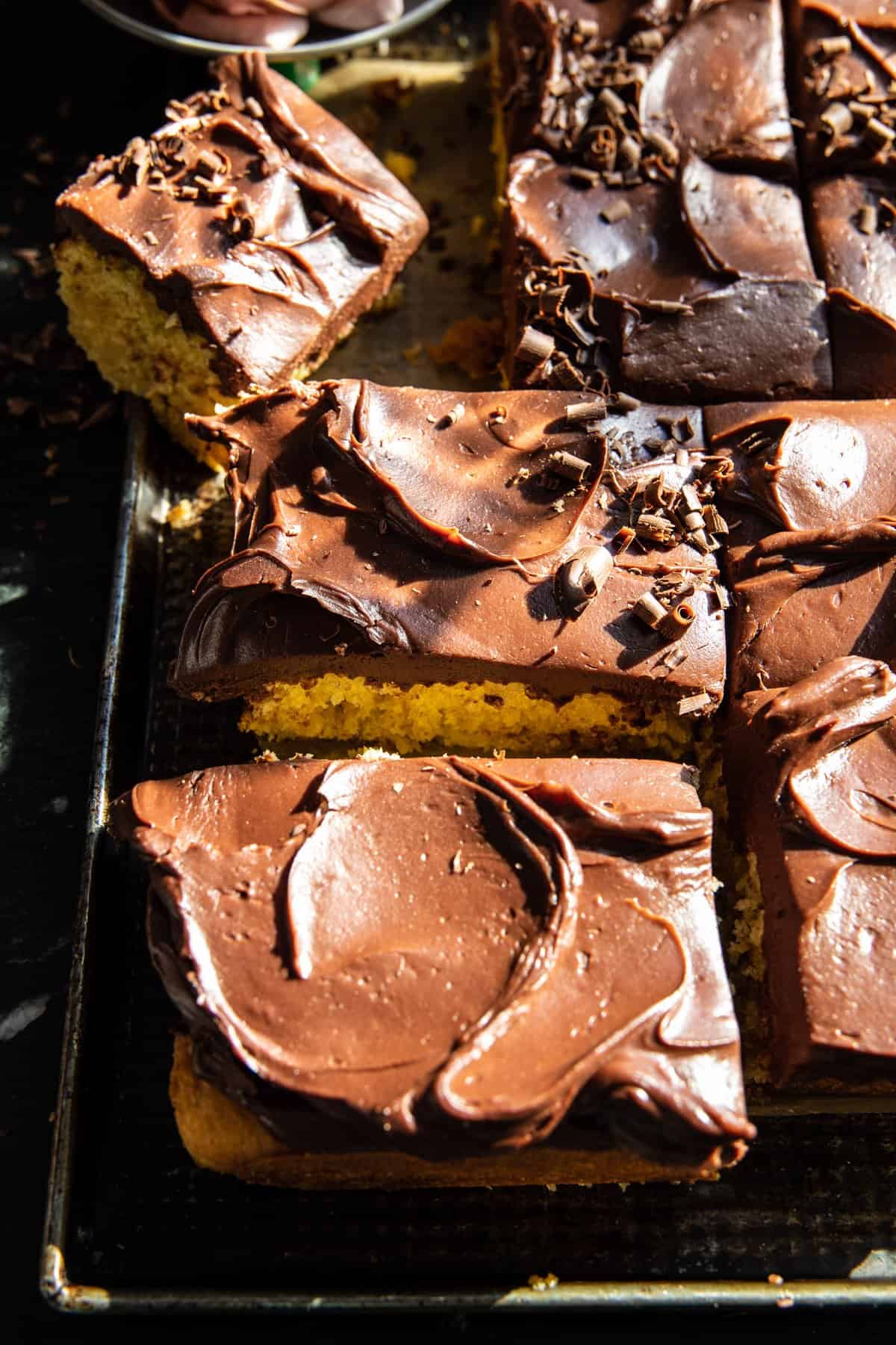 close up photo of cake slice