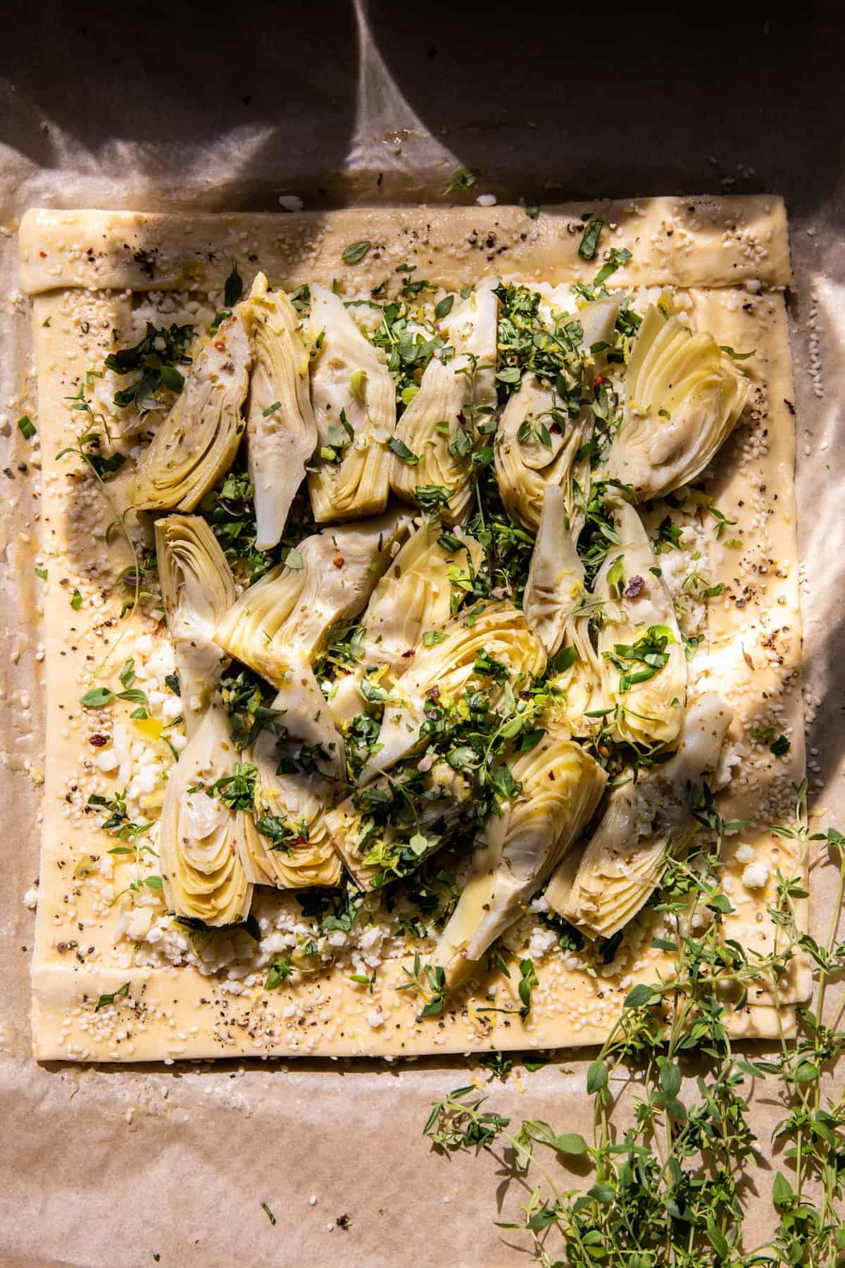 Artichoke Gouda Tart | halfbakedharvest.com