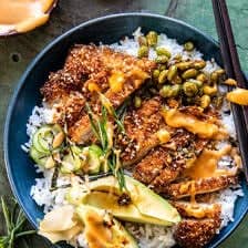 Crispy Chicken Katsu Bowls | halfbakedharvest.com