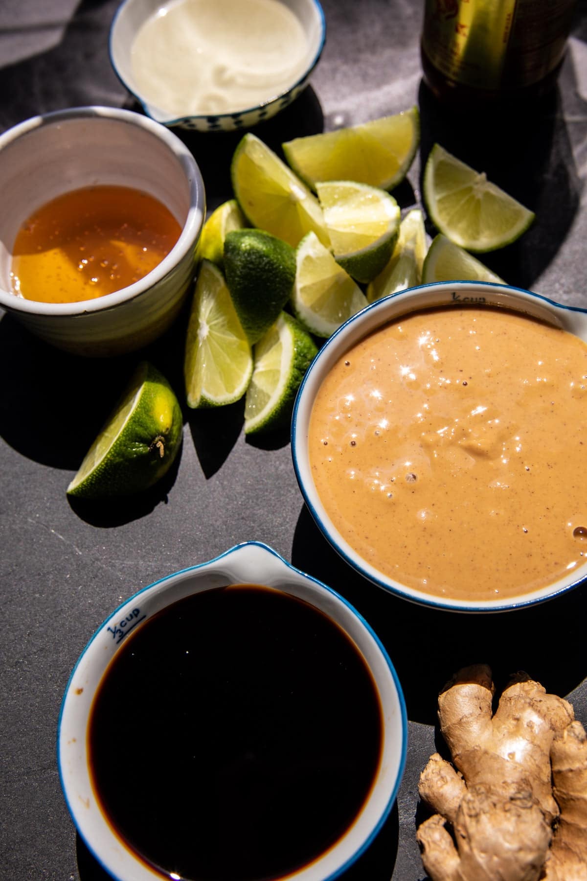 Peanut Chicken Spring Roll Bowls | halfbakedharvest.com