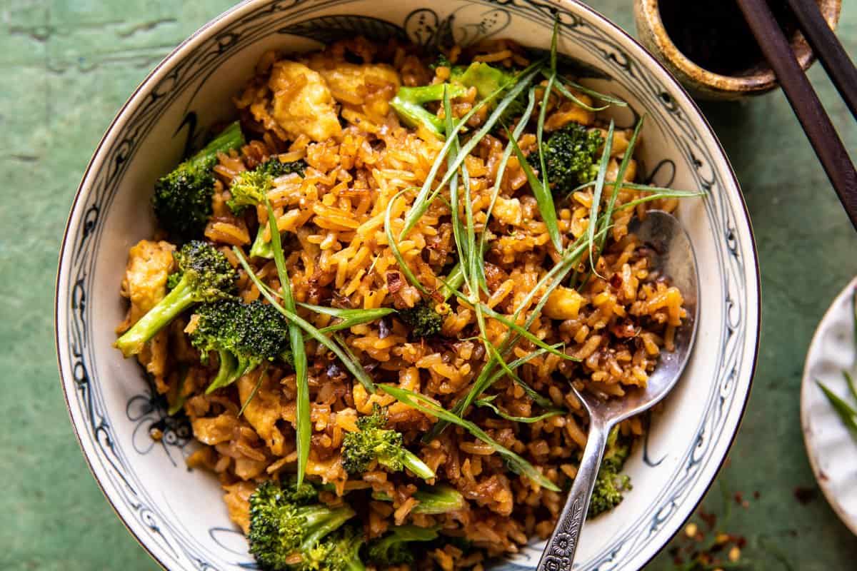 15 Minute Soy Sauce Butter Fried Rice | halfbakedharvest.com