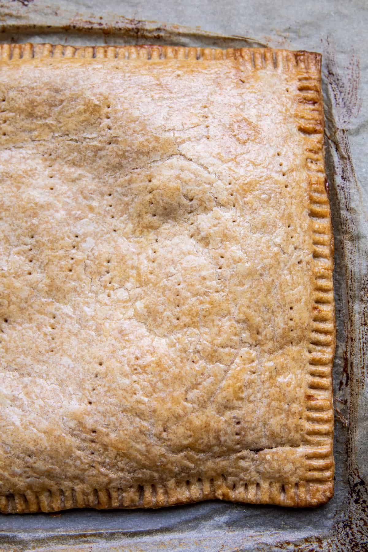 Giant Frosted Strawberry Pop-Tart halfbakedharvest.com