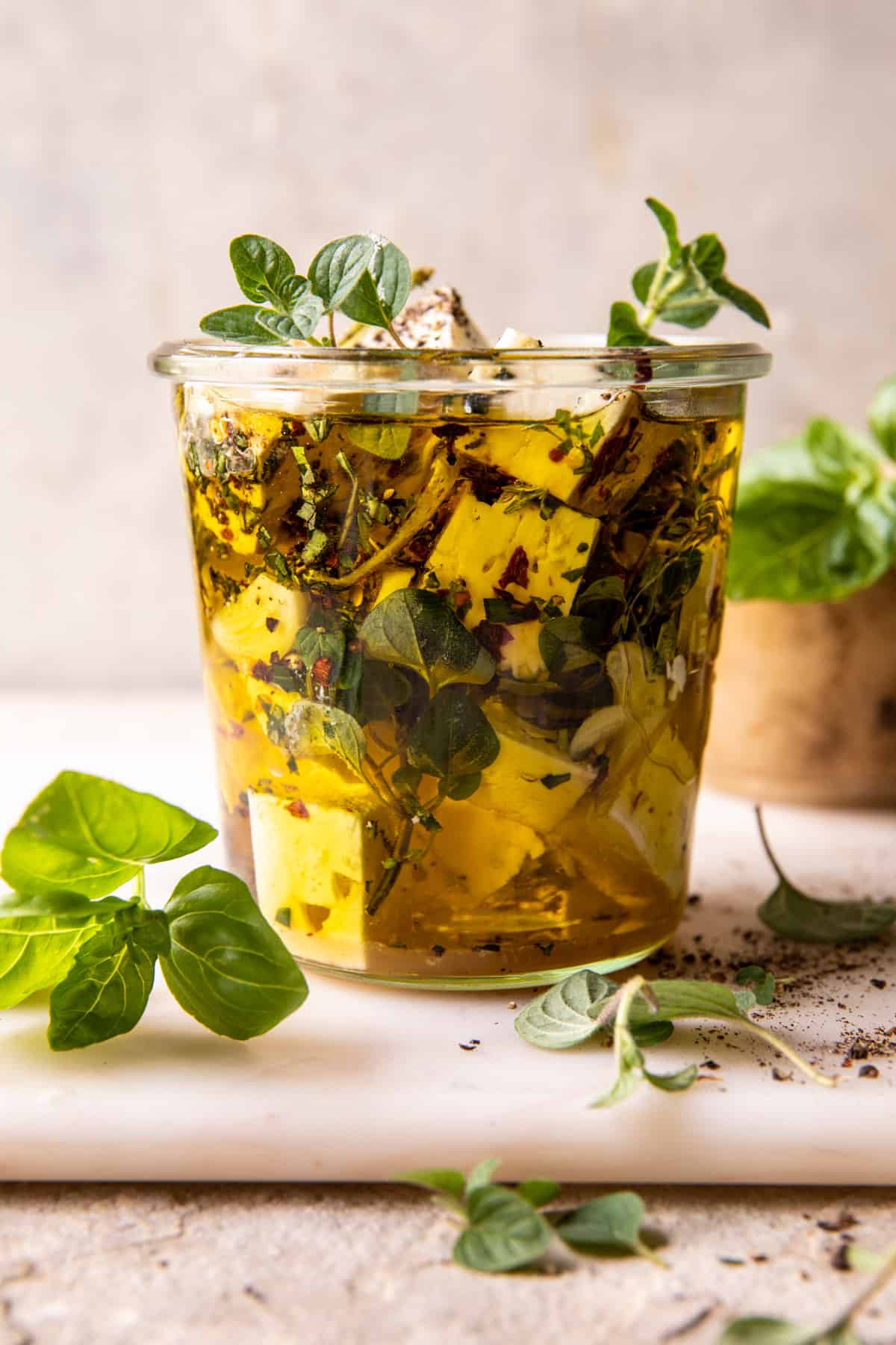 Charred Peppers with Marinated Feta and Tzatziki | halfbakedharvest.com
