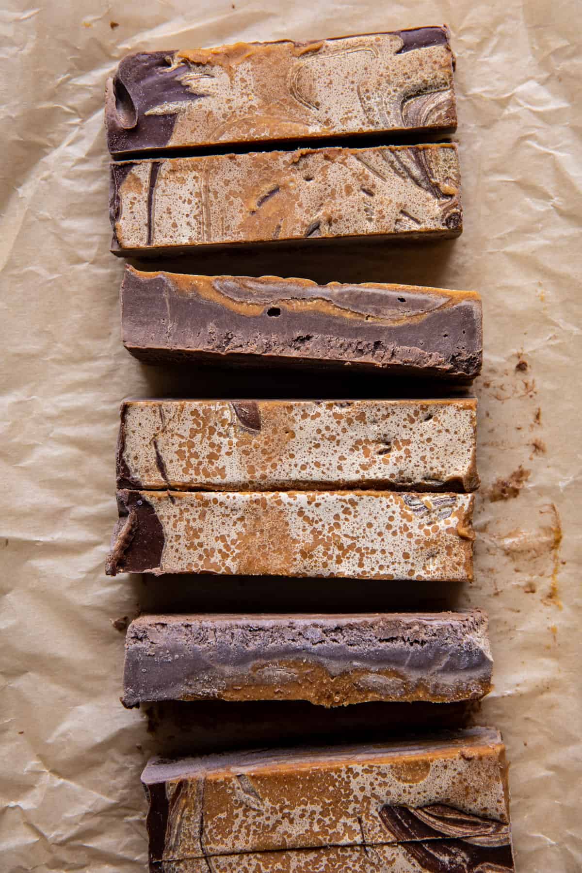 Creamy Vegan Chocolate Peanut Butter Fudge Bars | halfbakedharvest.com