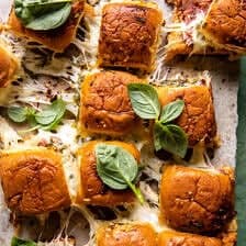 Pull Apart Italian Sub Sliders | halfbakedharvest.com