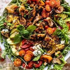 Summer Chicken Salad with Hot Bacon Dressing | halfbakedharvest.com