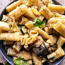 Zucchini Cacio e Pepe with Brown Butter | halfbakedharvest.com