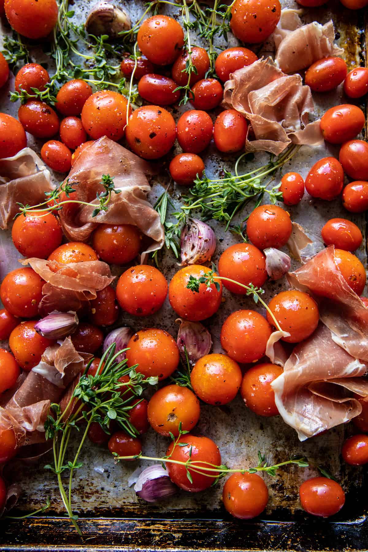 Creamy Roasted Tomato Ricotta Pasta with Crispy Prosciutto | halfbakedharvest.com