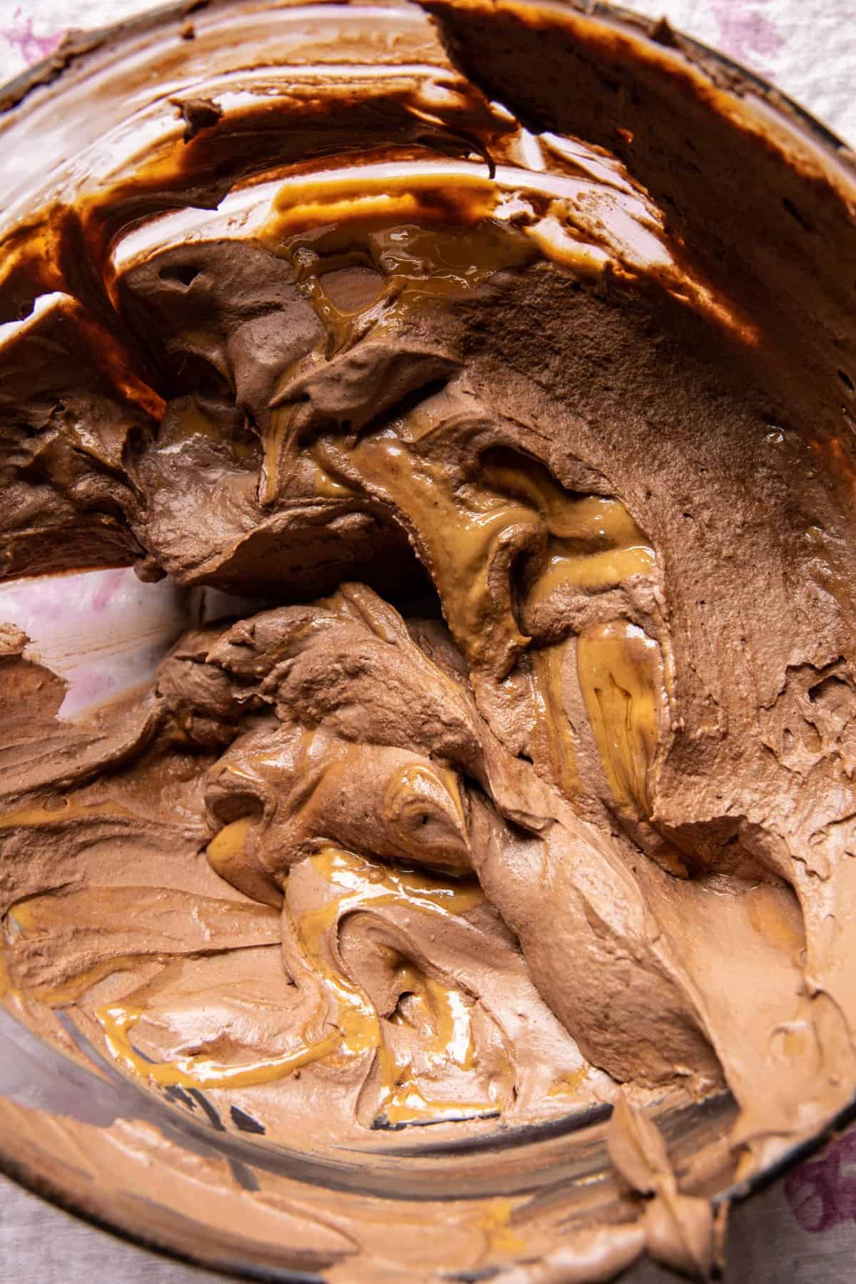 No Churn Chocolate Peanut Butter Ice Cream | halfbakedharvest.com