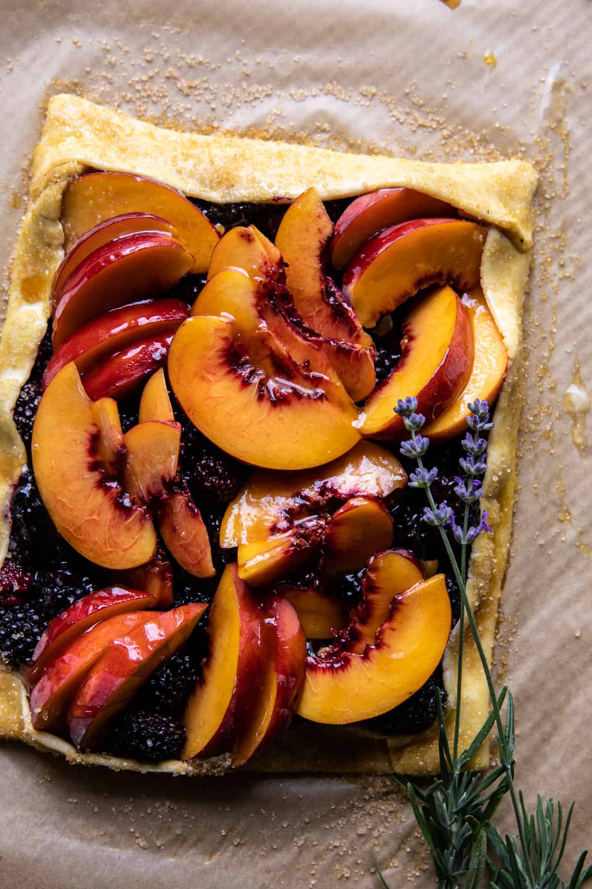 Blackberry Peach Galette | halfbakedharvest.com