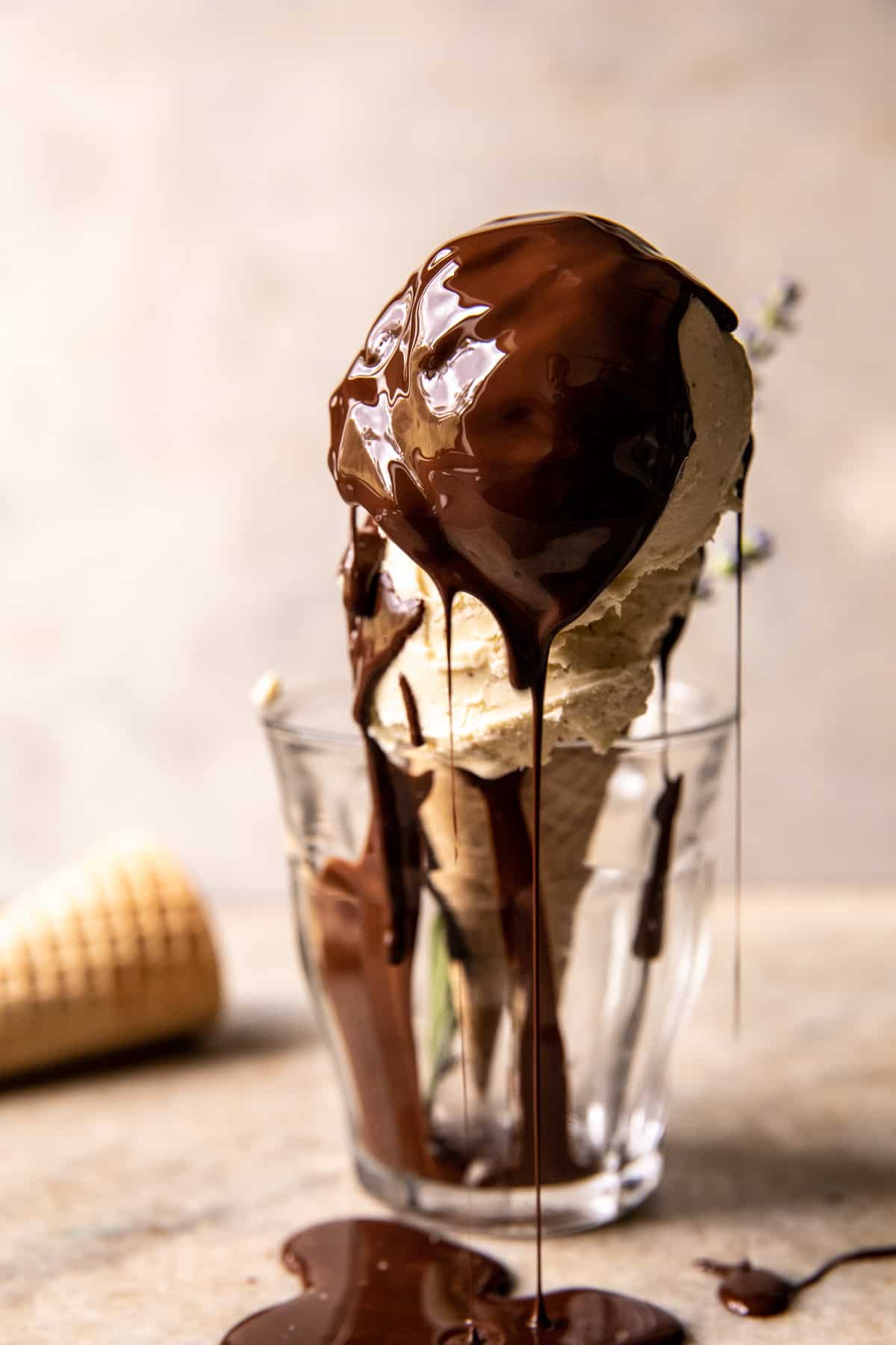 No Churn Vanilla Bean Olive Oil Ice Cream | halfbakedharvest.com