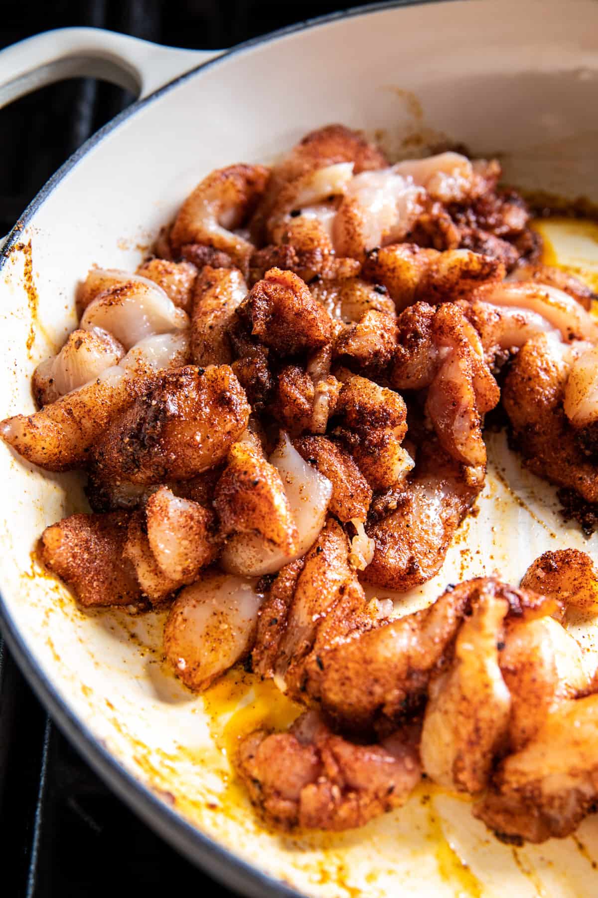 One Skillet Street Corn Chicken Enchilada Bake | halfbakedharvest.com