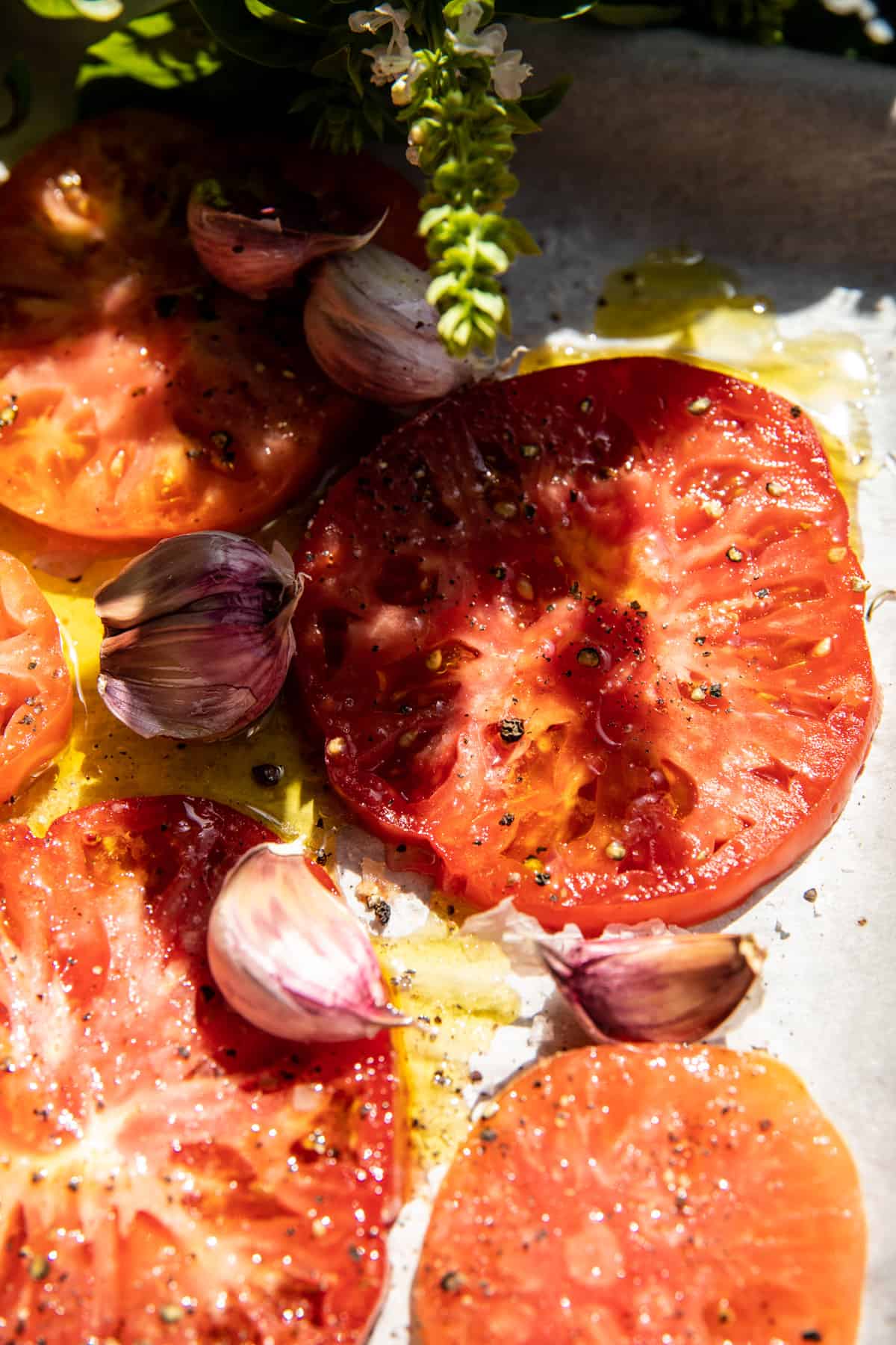 Roasted Garlic Caprese Grilled Cheese | halfbakedharvest.com