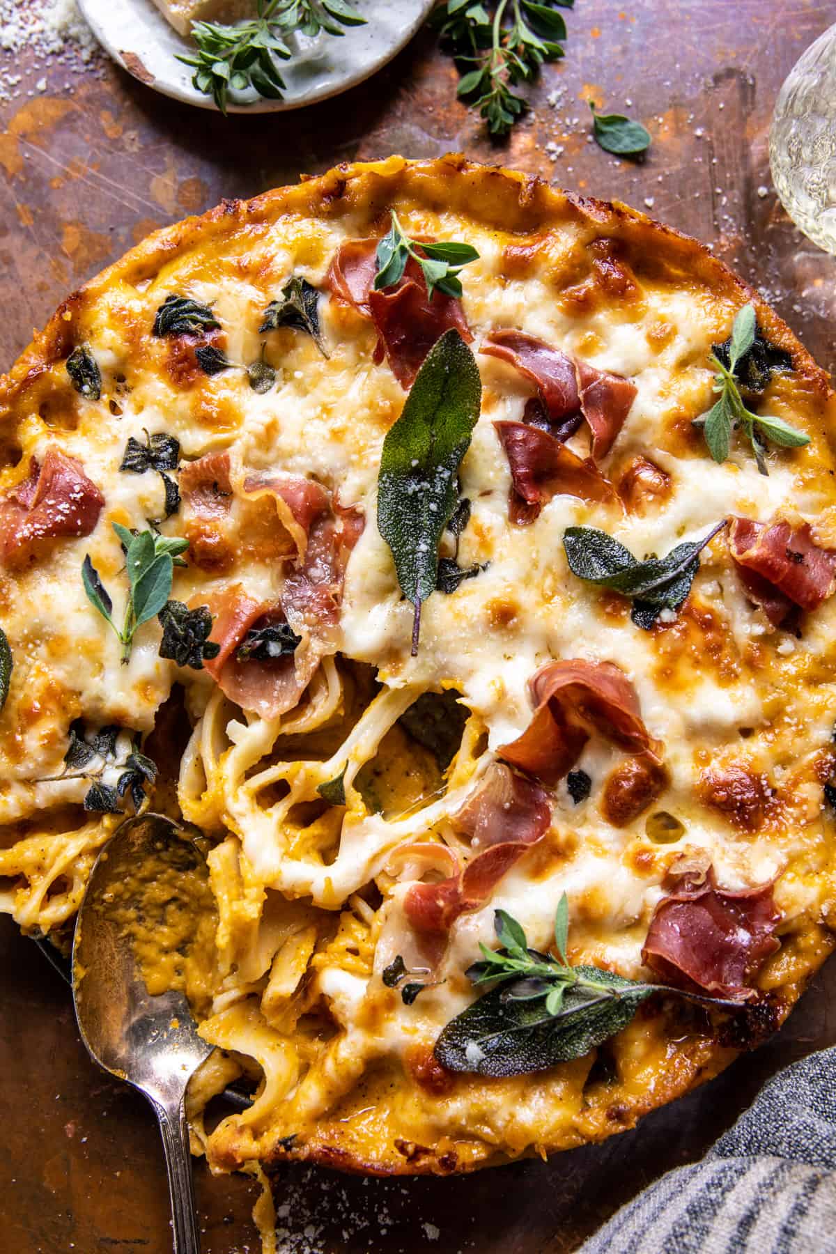 Butternut Squash Rigatoni Pasta Pie | halfbakedharvest.com