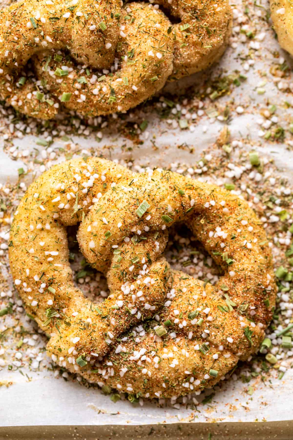 Mini Ranch Pretzels with Buffalo Cheese Sauce | halfbakedharvest.com