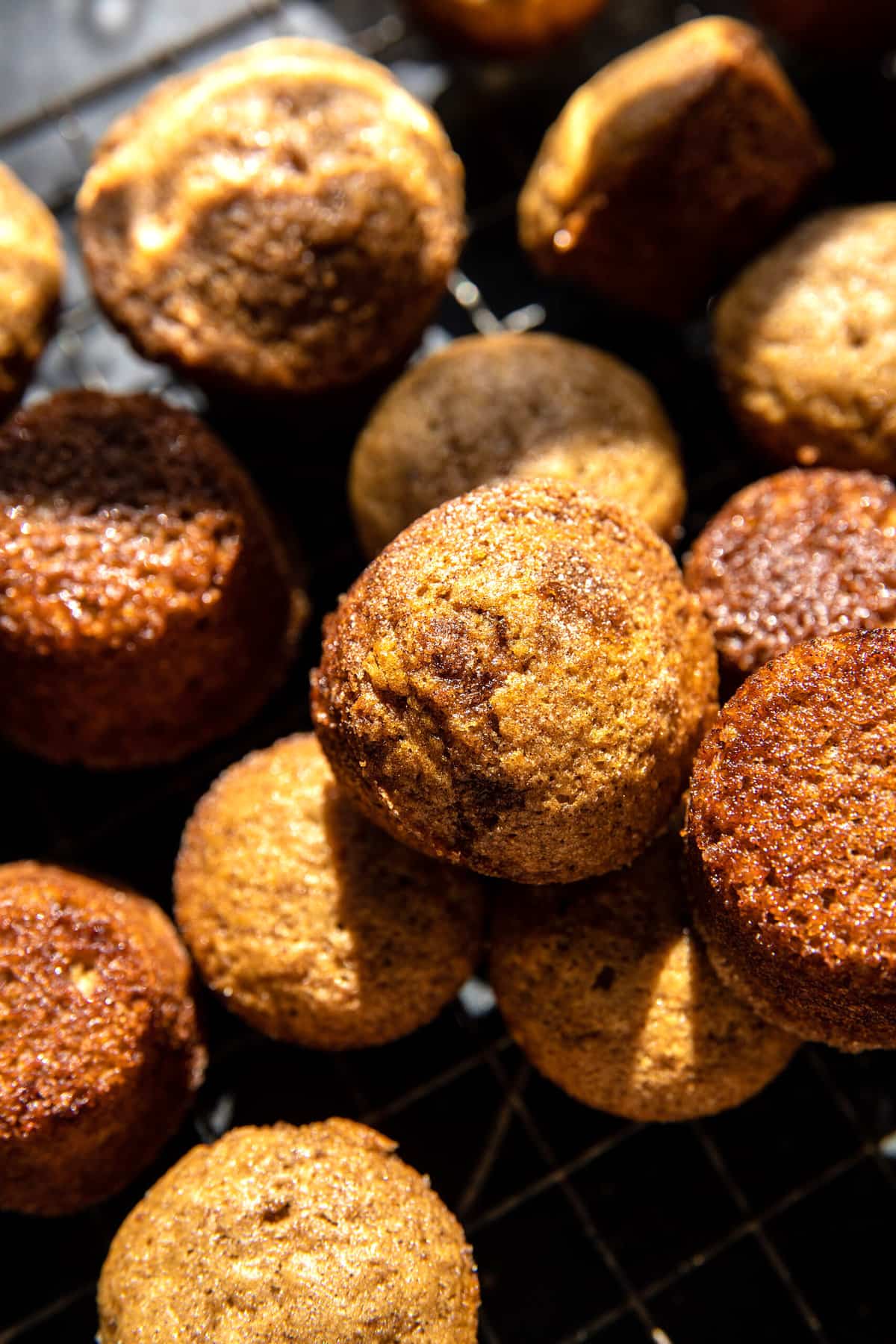 Baked Cinnamon Sugar Apple Cider Doughnut Holes | halfbakedharvest.com
