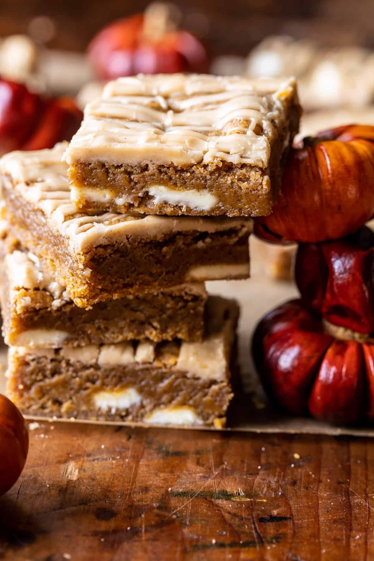 Brown Sugar Maple Pumpkin Butter Bars | halfbakedharvest.com