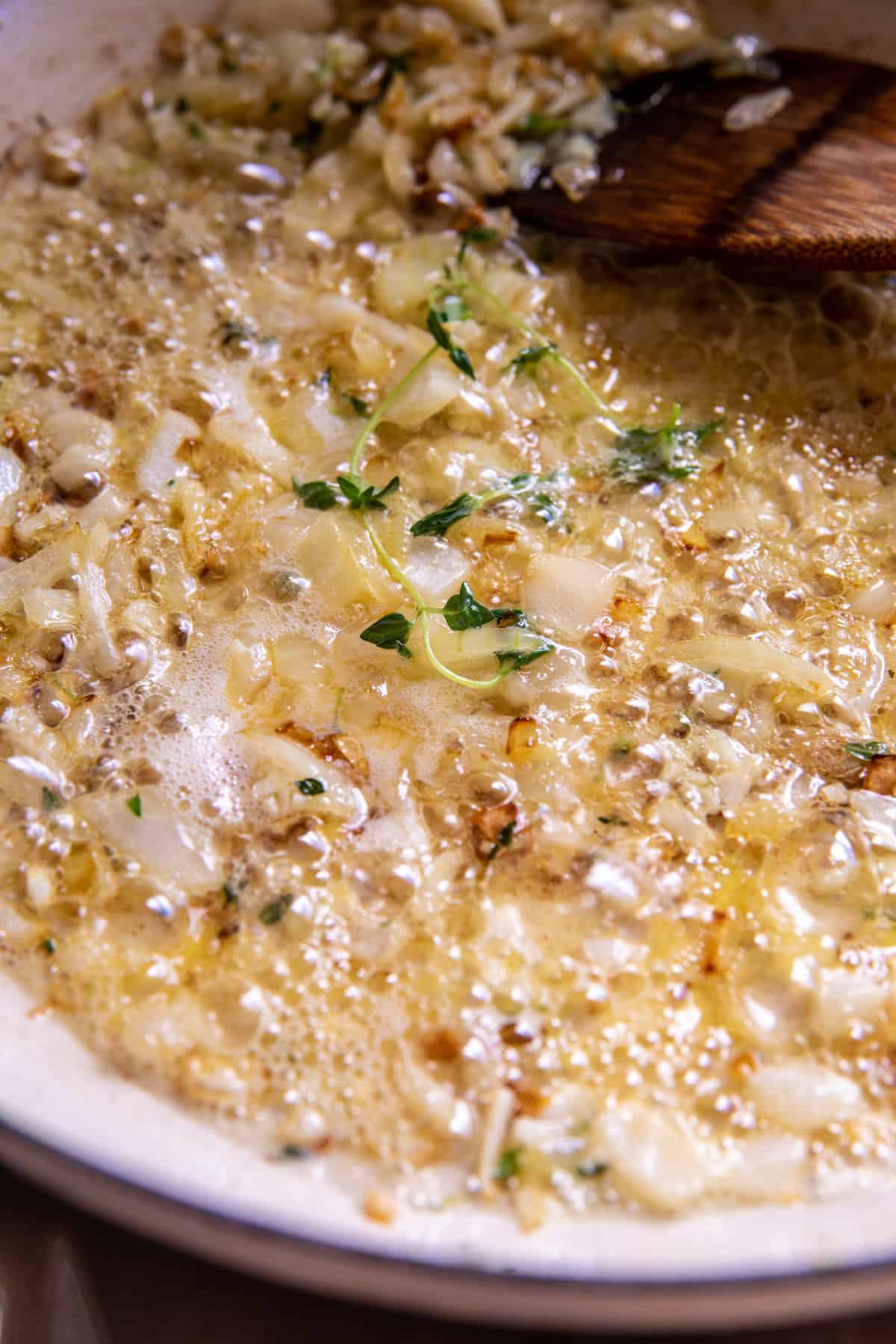 Creamy Broccoli Cheddar Casserole with Garlic Butter Pretzels | halfbakedharvest.com